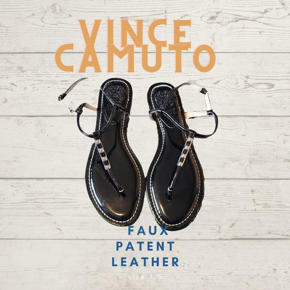 Vince Camuto Faux Leather Sandals